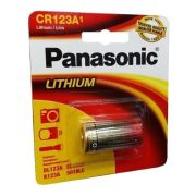 Bateria 3v CR123a Lithium Panasonic Pilha