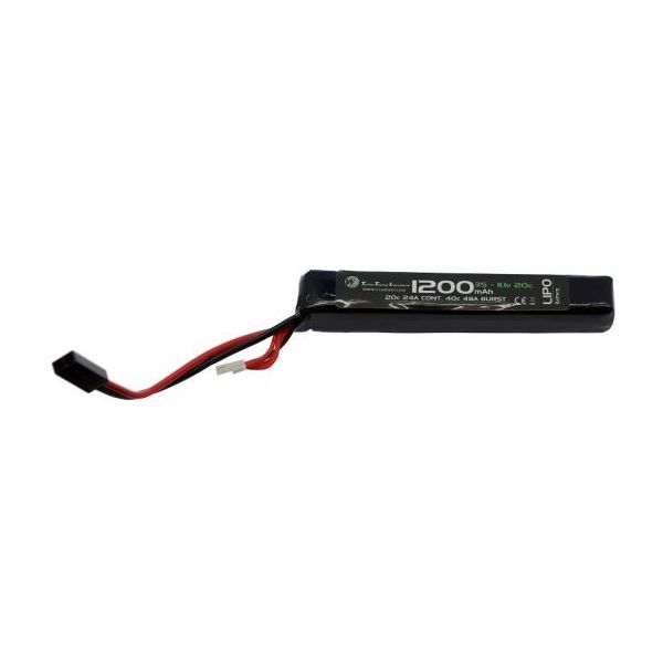 Bateria LIPO 11.1V - 1200mah - 20c - Stick Curto - WE