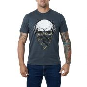 Camiseta Concept Skull - Cinza