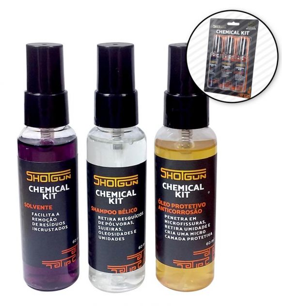 Chemical Kit Óleo, Shampoo e Solvente - Shotgun