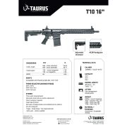 FUZIL T10 – 16” Calibre 7.62 e .308 WIN MLOK