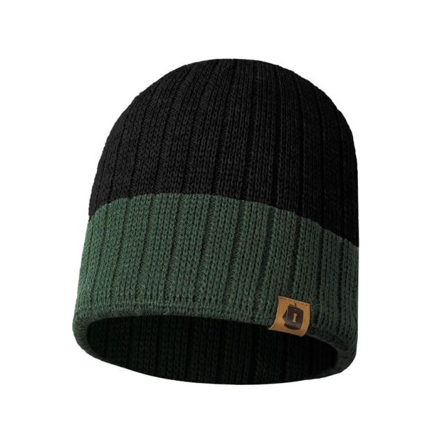 Gorro Invictus Alaska Mariner Preto e Verde TAM. U