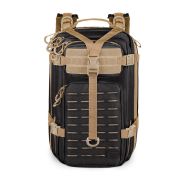 Mochila Assault Coyote Laser Cut - Preta / Coyote