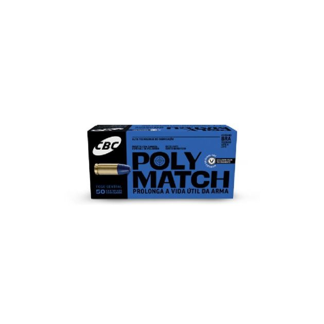 Munição CBC Polymatch .357 MAG LPC 158gr - 50rds