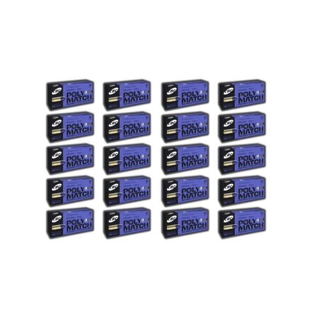 Munição CBC Polymatch 38 TPC 124gr - CX 1000un - 20 Caixas