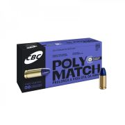 Munição CBC Polymatch 38 TPC 124gr - CX 250un - 5 Caixas