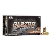 Munição CCI 40 S&W 165gr FMJ Blazer Brass - CX 50