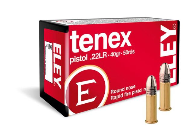 Munição Eley .22 LR Tenex Pistol 40gr - 50rds