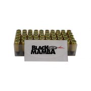 Munição Fiocchi Cal 9mm FMJTC Black Mamba 100GR CX 50
