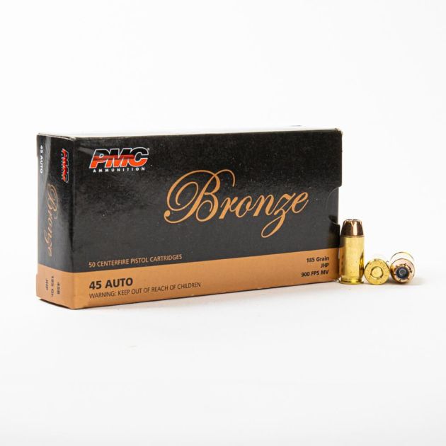 Munição PMC .45 ACP 185GR JHP - 50un 