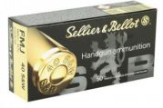 MUNIÇÃO SELLIER & BELLOT .40 S&W FMJ 165GRS