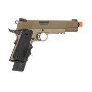 Pistola de Airsoft GBB 1911 M.E.U R32 DesertStorm Full Metal Army