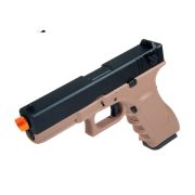 Pistola de Airsoft GBB KP-18/G18 Tan - Kjw