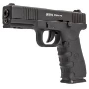 Pistola de Pressão GBB CO2 4,5mm W119 Slide Metal Wingun 