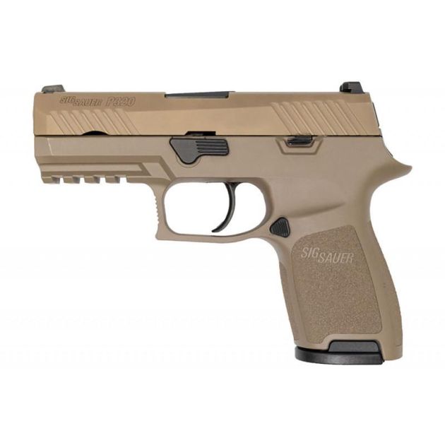 Pistola P320 Compact Coyote Siglite 9mm