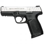 Pistola Smith & Wesson Sd9ve 4" Fs 16-Shot Silver Ss Slide Black Poly Calibre .9mm