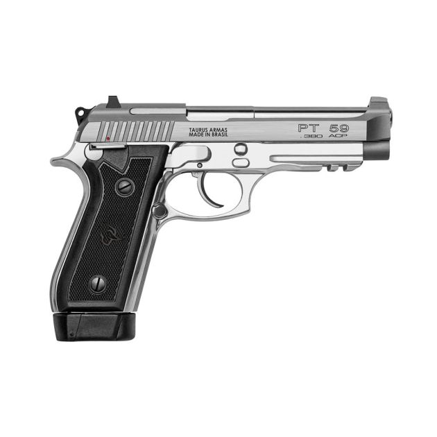 Pistola Taurus 59S Calibre .380 ACP - Inox