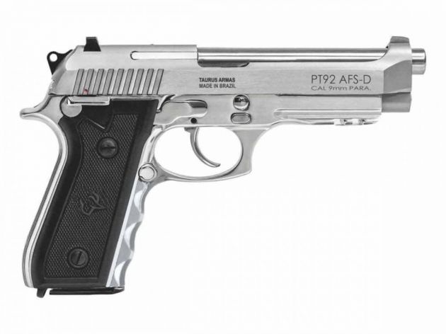 Pistola Taurus 92 AFD Calibre 9mm Chrome