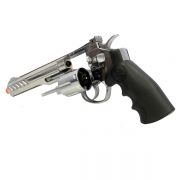 Revolver de Airsoft A Gás Co2 SRC 801s Chromo 6 Polegadas